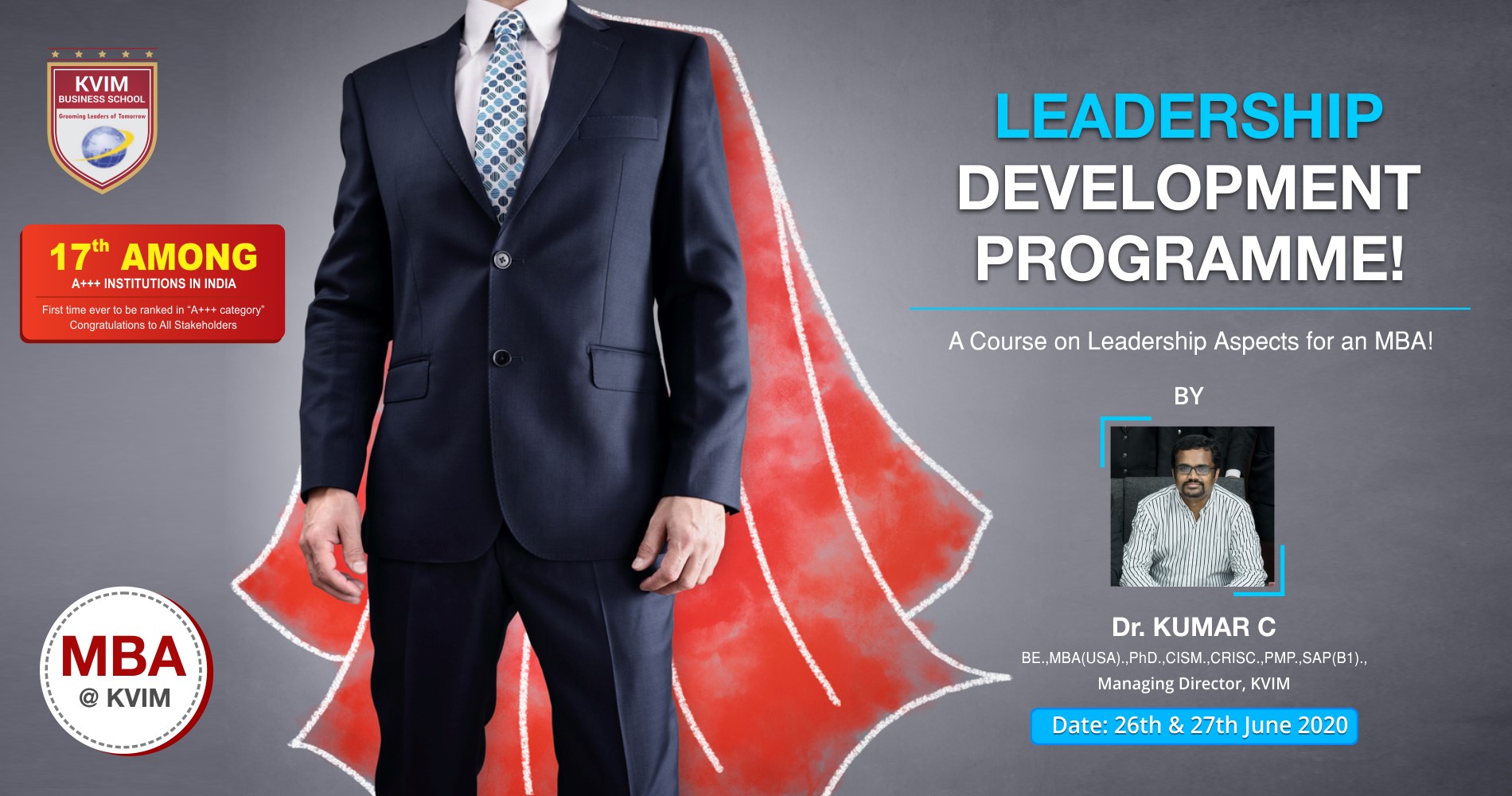 Leadership Development Programme Kv Institute Of Management And